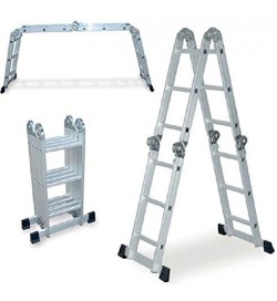 Scala multifunzione in acciaio portata massima 150 Kg scala bricolage