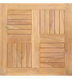 Piano d'appoggio tavolo bar 80x80 cm in legno per interno e esterno