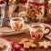 Set 2 Tazzine da Caffe di Natale con Vassoio, in ambiente natalizio