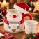 Set 3 Tisaniere di Natale in Ceramica con Filtro, in ambiente natalizio