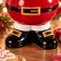Set 3 Tazze Mug Babbo Natale da 500 ml con Piedi, in ambiente natalizio