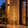 Albero di Natale Dorato Effetto Diamante 180 cm con 1300 LED, in ambiente natalizio