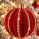 Set 12 Palline di Natale Infrangibili Rosse 8 cm, in ambiente natalizio