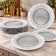 Set 6 Sottopiatti di Natale Argento a Raggi 33 cm, in ambiente natalizio