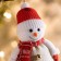 Set 4 Personaggi di Natale in Stoffa da Appendere 17 cm, in ambiente natalizio