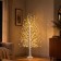 Albero di Natale Bianco Scintillante 160 cm IP44 con 900 LED, in ambiente natalizio