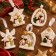 Set 15 Presepi di Natale in Resina da Appendere 5 cm, in ambiente natalizio
