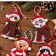 Set 36 Decorazioni di Natale Cane e Gatto in Legno, in ambiente natalizio