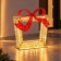 Pacco Regalo Luminoso in Metallo con LED 79 cm, in ambiente natalizio