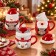 Set 3 Tisaniere di Natale in Ceramica con Filtro, in ambiente natalizio