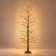 Albero di Natale Marrone Brillante 240 cm, 2000 LED Bianco Caldo, in ambiente natalizio