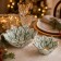 Set 2 Coppette a Stella di Natale Bianca in Ceramica, in ambiente natalizio