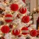 Set 12 Palline di Natale Infrangibili Rosse 9,5 cm, in ambiente natalizio