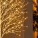 Albero di Natale Dorato Effetto Diamante 180 cm con 1300 LED, in ambiente natalizio
