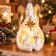 Presepe Luminoso in Ceramica a Forma di Angelo 18 cm, in ambiente natalizio