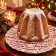 Piatto di Natale in Vetro con Scritte di Auguri 33 cm, in ambiente natalizio