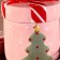 Set 2 Barattoli di Natale a Pacco Regalo 20,5 cm, in ambiente natalizio