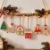 Set 36 Decorazioni di Natale Pan di Zenzero in Legno, in ambiente natalizio